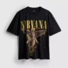 Cămășă cu imprimeu „Nirvana Angel”