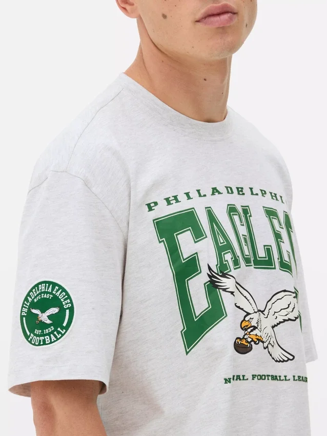 Cămășă cu imprimeu Philadelphia Eagles din NFL Cămășă cu imprimeu Philadelphia Eagles din NFL