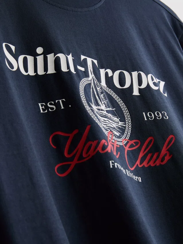 Cămășă cu imprimeu Yacht Club Cămășă cu imprimeu Yacht Club