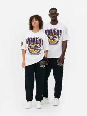 Cămășă cu logo-ul echipei Baltimore Ravens din NFL
