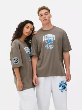 Cămășă cu logo-ul echipei Detroit Lions din NFL