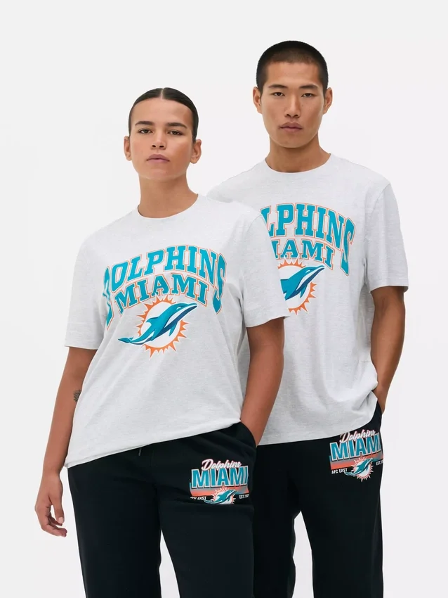 Cămășă cu logo-ul echipei Miami Dolphins din NFL Cămășă cu logo-ul echipei Miami Dolphins din NFL