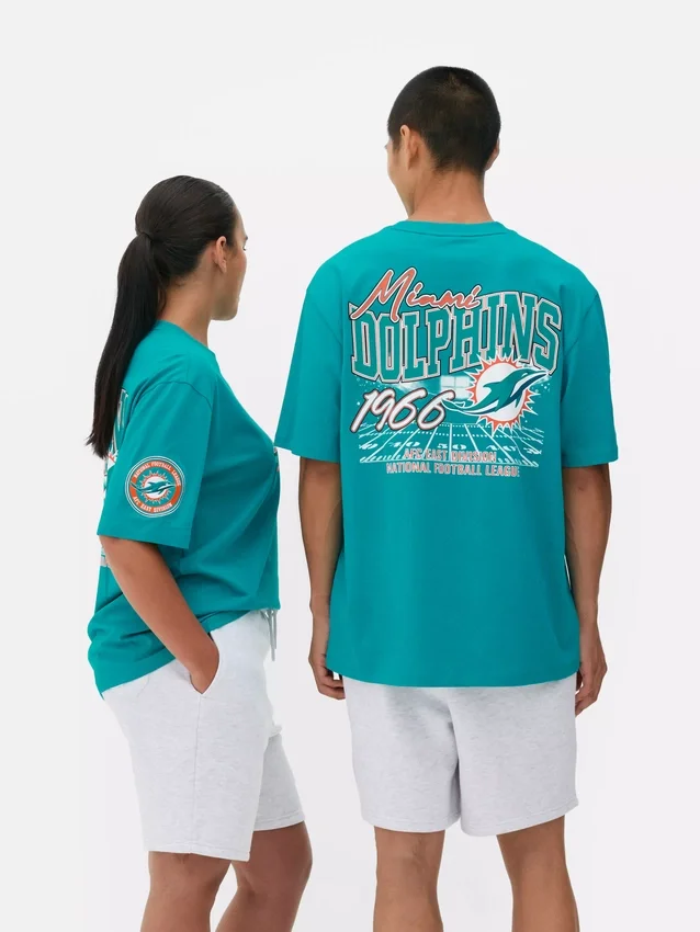Cămășă cu logo-ul echipei Miami Dolphins din NFL Cămășă cu logo-ul echipei Miami Dolphins din NFL