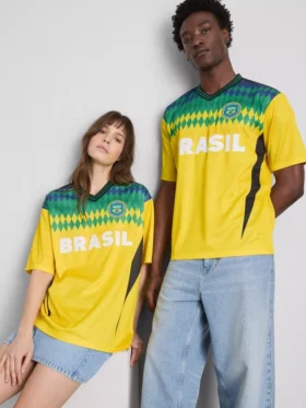 Cămășă cu mâneci scurte „Brazil”