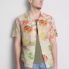 Cămășă cu mâneci scurte și nasturi „Tropical Postcard” Cămășă cu mâneci scurte și nasturi „Tropical Postcard”