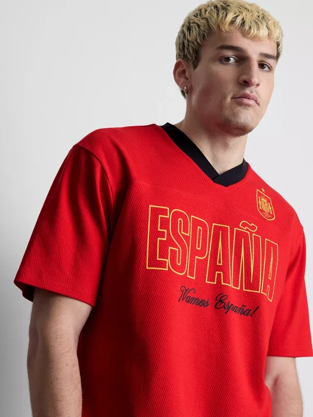 Cămășă de fotbal cu imprimeu „Spain” Cămășă de fotbal cu imprimeu „Spain”
