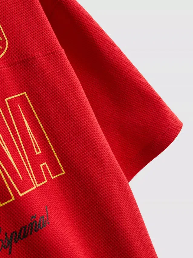 Cămășă de fotbal cu imprimeu „Spain” Cămășă de fotbal cu imprimeu „Spain”