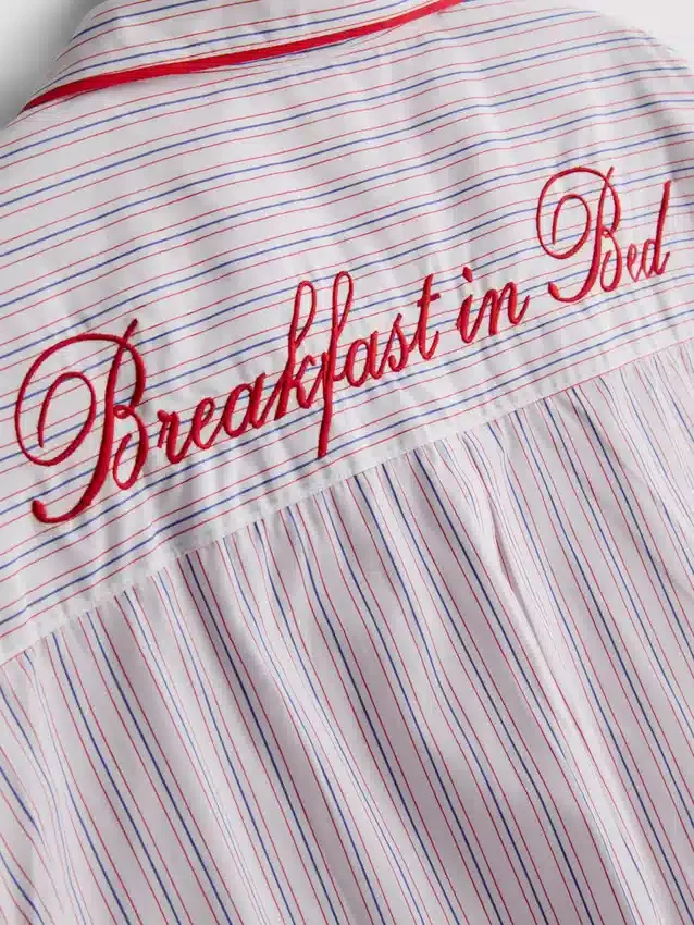 Cămășă de pijama din bumbac „Breakfast in Bed” Cămășă de pijama din bumbac „Breakfast in Bed”