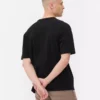 Cămășă din bumbac cu guler rotund și croială lejeră