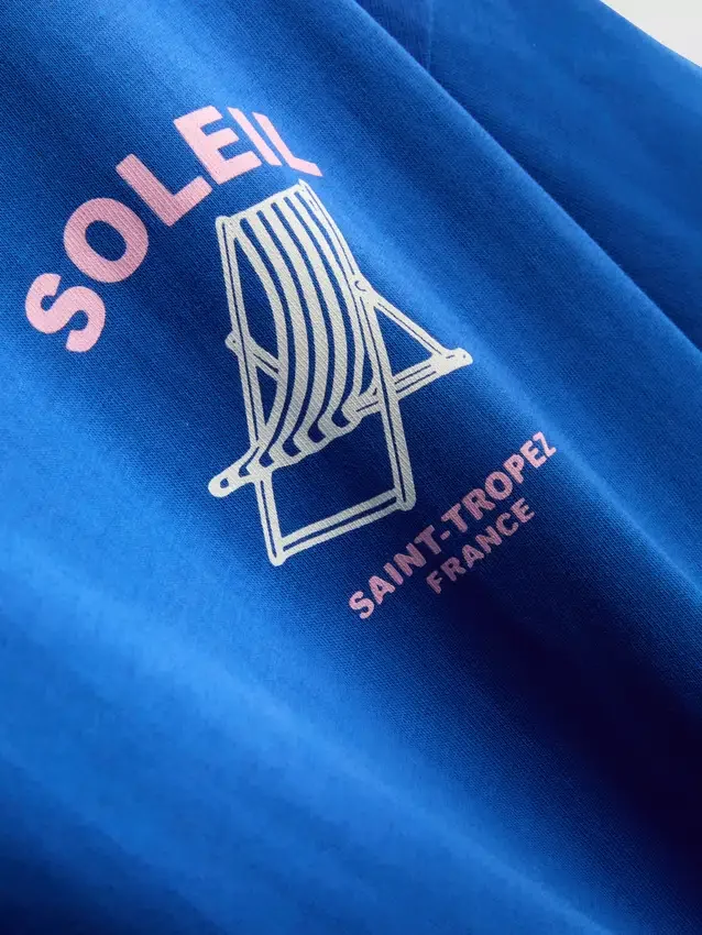 Cămășă oversized cu imprimeu „Soleil” Cămășă oversized cu imprimeu „Soleil”