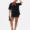 Cămășă oversized esențială din jersey Cămășă oversized esențială din jersey