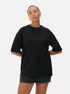 Cămășă oversized esențială din jersey