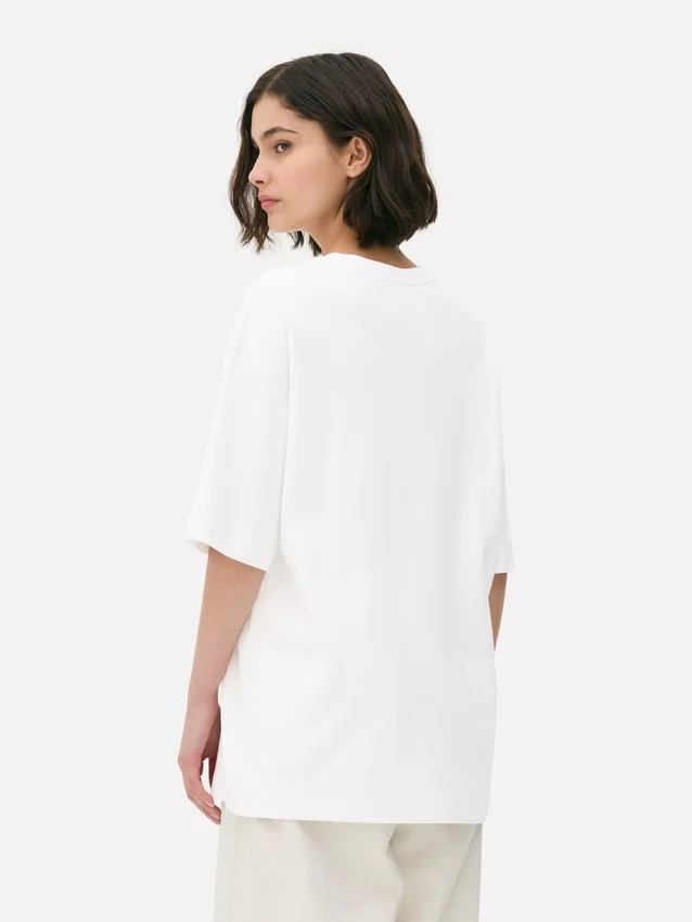 Cămășă oversized esențială din jersey Cămășă oversized esențială din jersey
