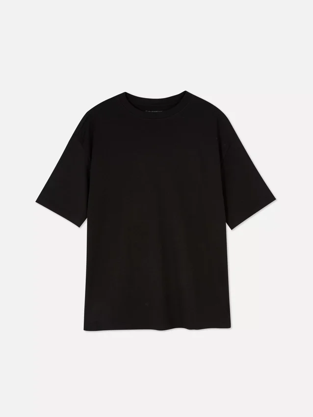 Cămășă oversized esențială din jersey Cămășă oversized esențială din jersey