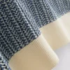 Cămășă polo din tricot cu dungi texturate