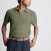 Cămășă polo din tricot texturat