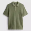 Cămășă polo din tricot texturat