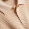 Cămășă polo din tricot texturat