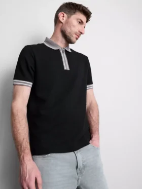 Cămășă polo texturat