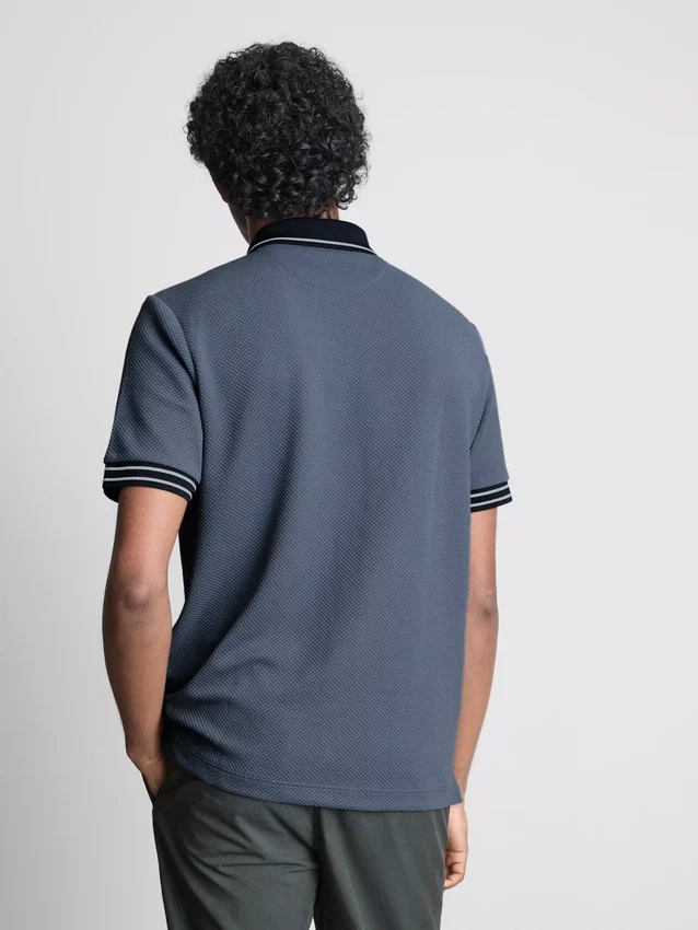 Cămășă polo texturat Cămășă polo texturat