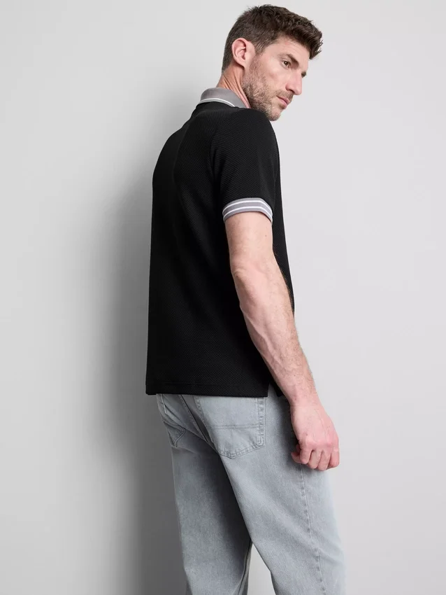 Cămășă polo texturat Cămășă polo texturat