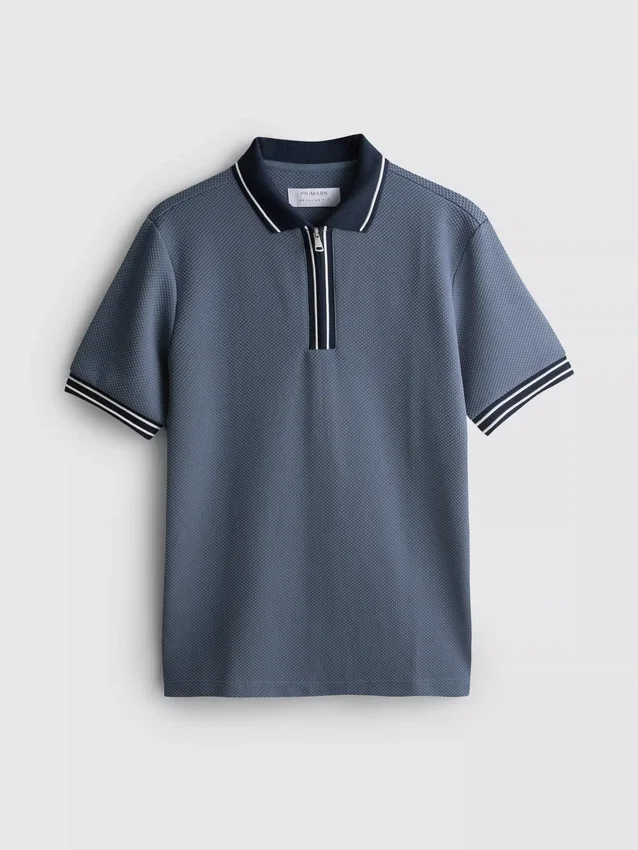 Cămășă polo texturat Cămășă polo texturat