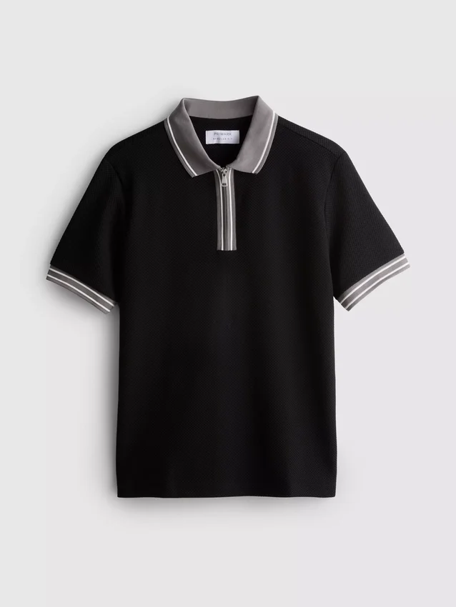 Cămășă polo texturat Cămășă polo texturat