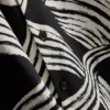 Cămașă cu mânecă scurtă și imprimeu abstract cu frunze Cămașă cu mânecă scurtă și imprimeu abstract cu frunze