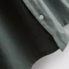 Cămașă cu mâneci scurte din amestec de in Cămașă cu mâneci scurte din amestec de in