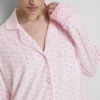 Cămașă de noapte florală în stil boyfriend Cămașă de noapte florală în stil boyfriend