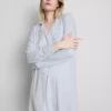Cămașă de noapte oversized cu dungi, în stil boyfriend Cămașă de noapte oversized cu dungi, în stil boyfriend