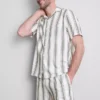 Cămașă de pijama cu dungi Cămașă de pijama cu dungi
