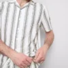 Cămașă de pijama cu dungi Cămașă de pijama cu dungi