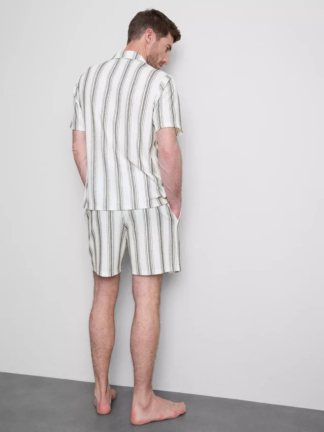 Cămașă de pijama cu dungi Cămașă de pijama cu dungi