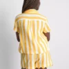 Cămașă de pijama din bumbac cu volane, perfectă pentru relaxare Cămașă de pijama din bumbac cu volane, perfectă pentru relaxare
