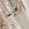 Cămășa din bumbac Peanuts Snoopy Cafe Cămășa din bumbac Peanuts Snoopy Cafe