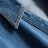 Cămașă din denim cu mânecă scurtă Cămașă din denim cu mânecă scurtă