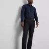 Cămașă elastică cu croială slim și nasturi