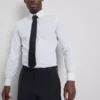 Cămașă elastică cu croială slim și nasturi