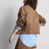 Cămașă lejeră din imitație de piele de căprioară Cămașă lejeră din imitație de piele de căprioară