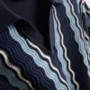 Cămășa polo din tricot cu dungi texturate