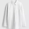 Cămașă supremă din poplin de bumbac Cămașă supremă din poplin de bumbac
