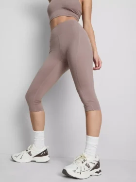 Colanți capri sport cu talie înaltă