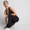 Colanți sport cu talie înaltă, netede și cu susținere Colanți sport cu talie înaltă, netede și cu susținere