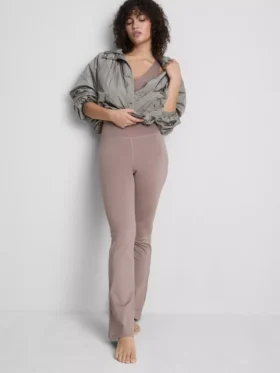 Colanți sport evazați cu talie înaltă
