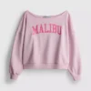 Colecția Primark | Hanorac cu umerii descoperiți și slogan Colecția Primark | Hanorac cu umerii descoperiți și slogan
