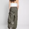 Colecția Primark | Pantaloni cargo cu talie medie și șnur Colecția Primark | Pantaloni cargo cu talie medie și șnur