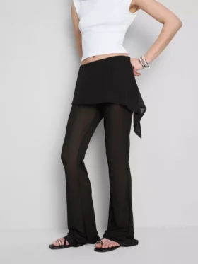 Colecția Primark | pantaloni cu fustă suprapusă din plasă
