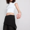 Colecția Primark | pantaloni cu fustă suprapusă din plasă