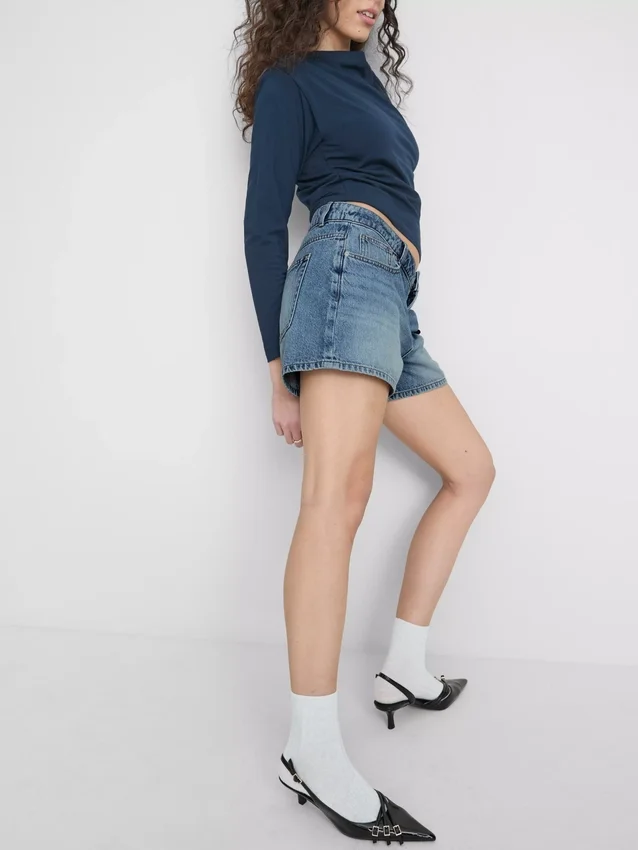 Colecția Primark | pantaloni scurți din denim de bumbac Colecția Primark | pantaloni scurți din denim de bumbac